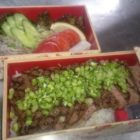 信州牛のステーキ弁当2,700円税別(二段)各種御弁当はお届けもできます。