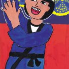 第36回飯田りんごんポスター 最優秀賞 西澤 碧さん (浜井場小5年)