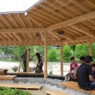 無料開放の足湯二箇所あります