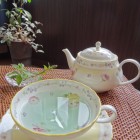 施術後にはteaでリラックスしていただきます。
