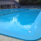 25m×15m 3コース分は幼児用でかなり浅い水深となっております。
