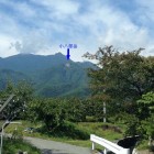 県道15号線から見た小八郎岳。これからあの山に登るぞ~!!